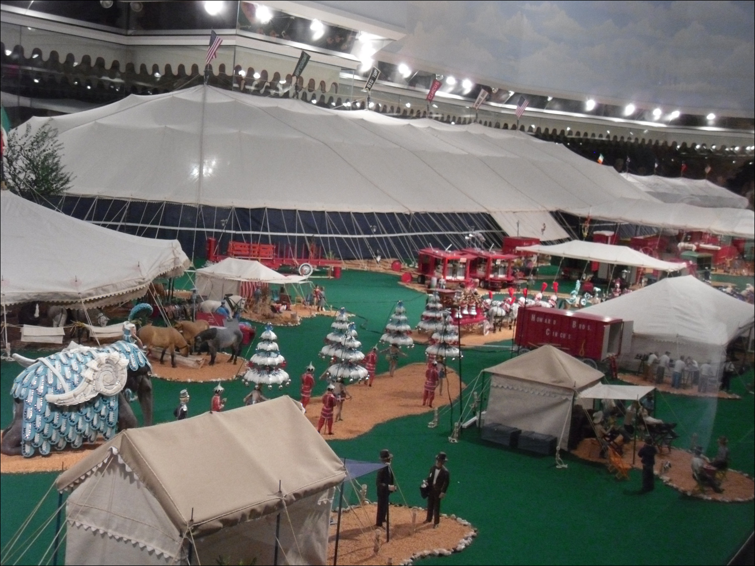 John & Mabel Ringling Museum-miniature (3500 sq ft) big top