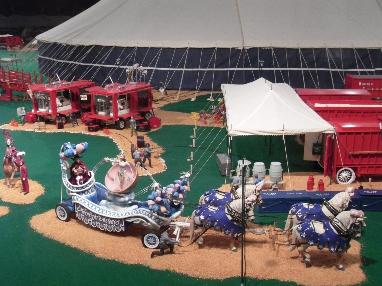 John & Mabel Ringling Museum-miniature (3500 sq ft) big top