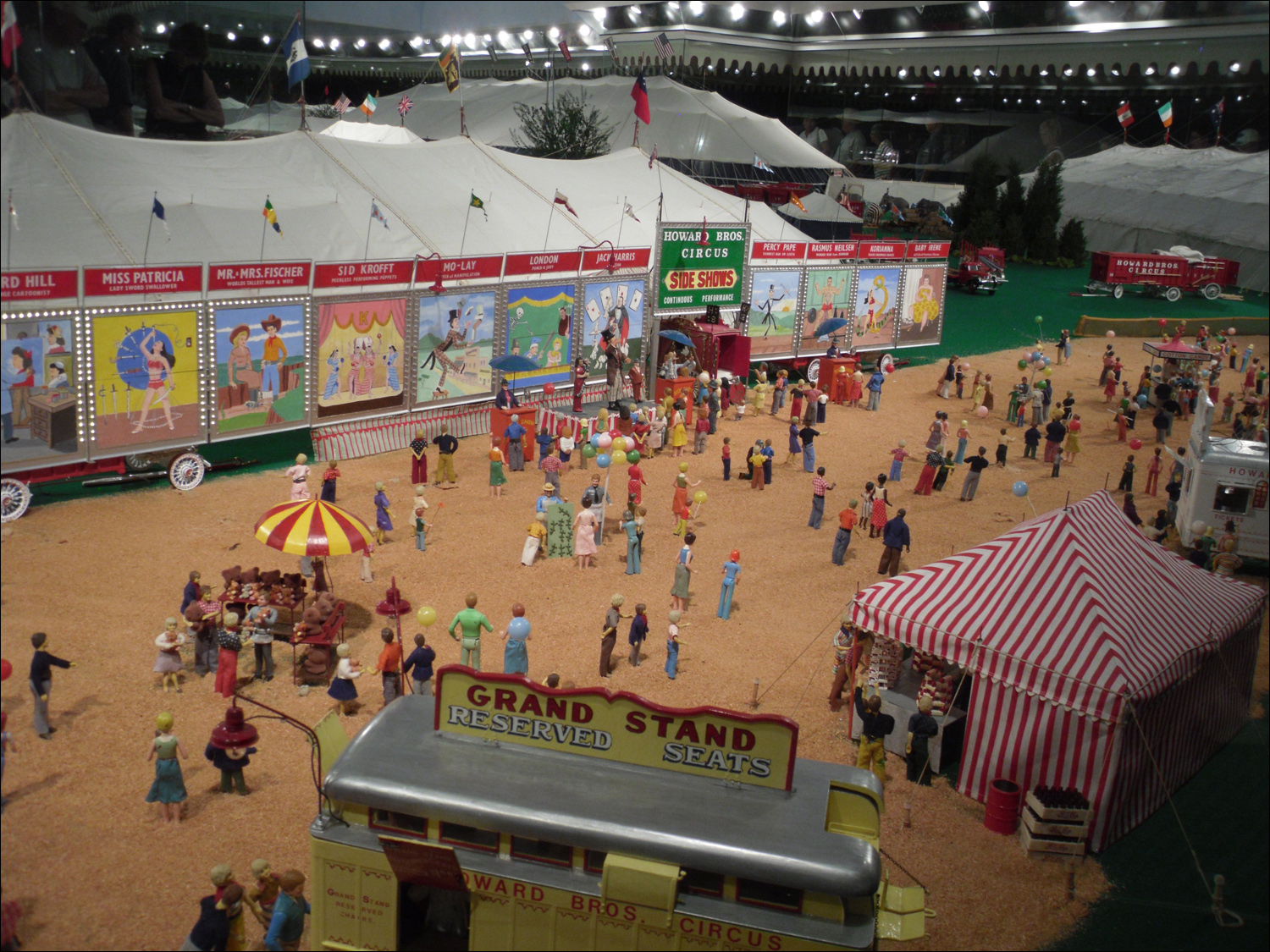 John & Mabel Ringling Museum-miniature (3500 sq ft) big top