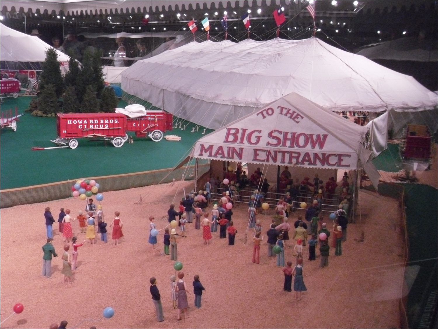 John & Mabel Ringling Museum-miniature (3500 sq ft) big top