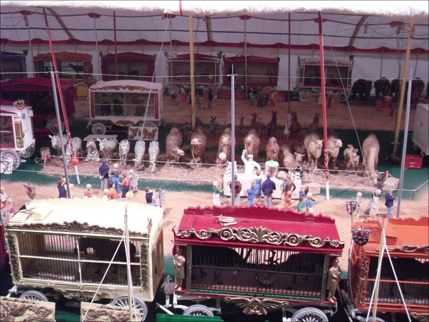 John & Mabel Ringling Museum-miniature (3500 sq ft) big top