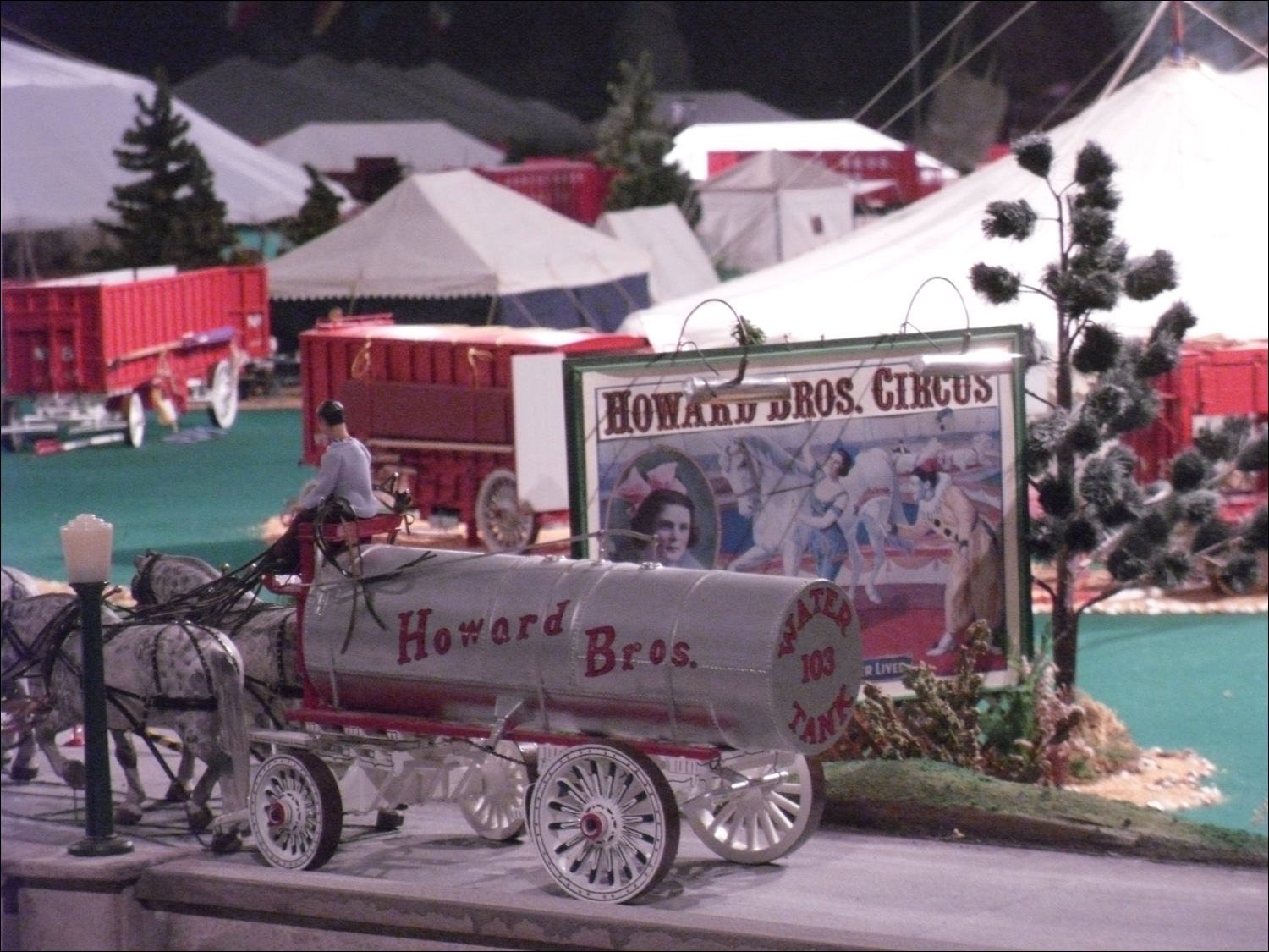 John & Mabel Ringling Museum-miniature (3500 sq ft) big top