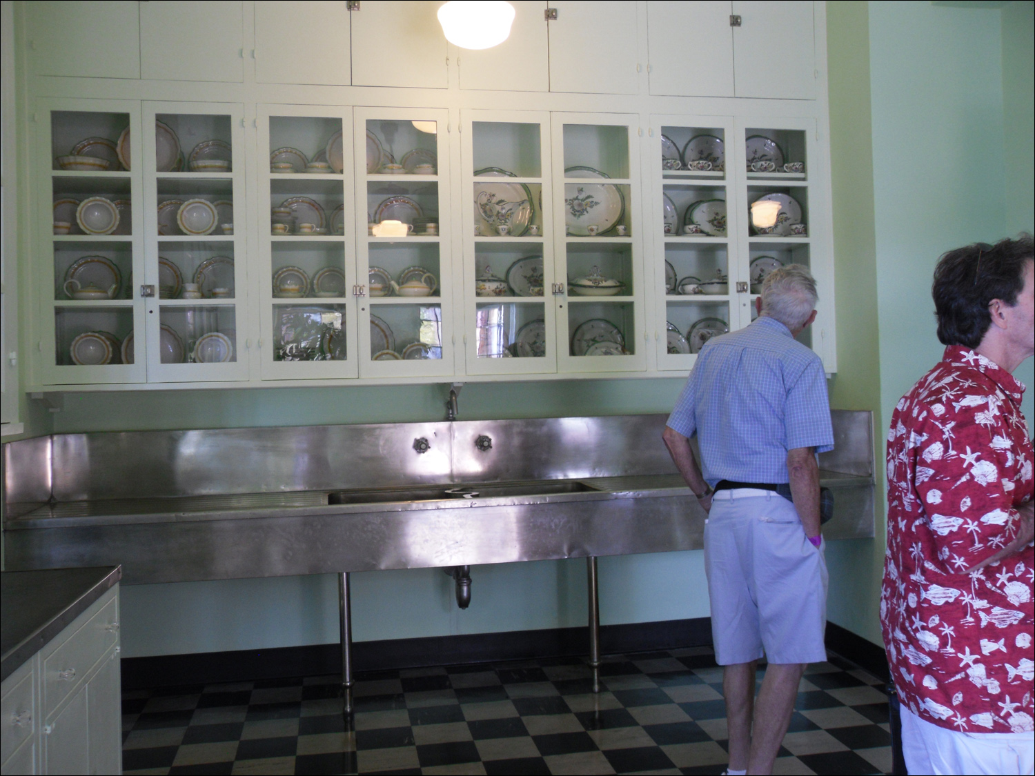John & Mabel Ringling Museum-Ca' d'Zan mansion-pantry & kitchen areas
