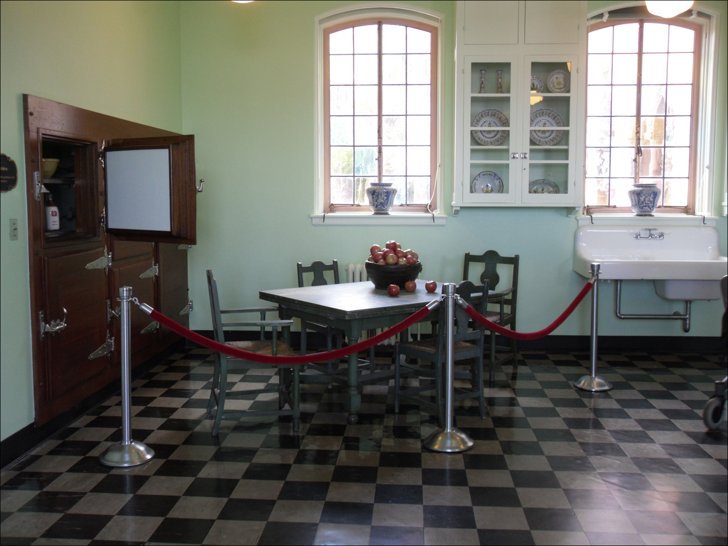 John & Mabel Ringling Museum-Ca' d'Zan mansion-pantry & kitchen areas