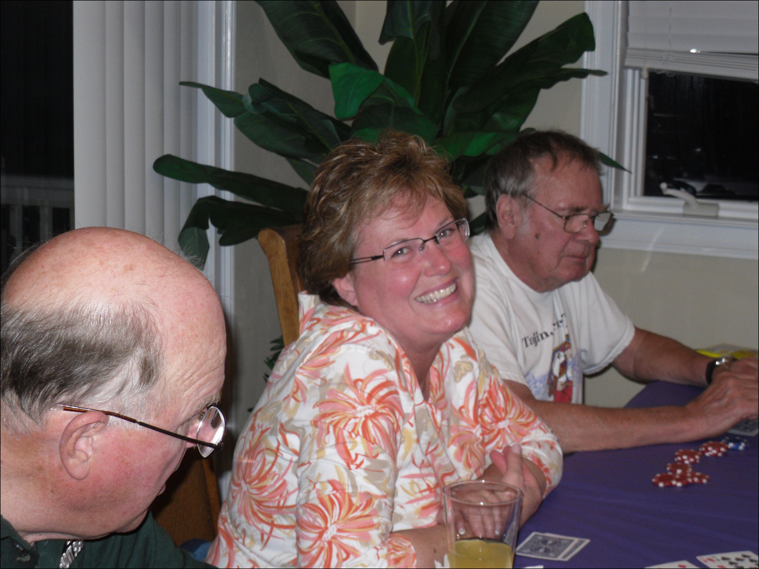 Burrall poker game @St George Island