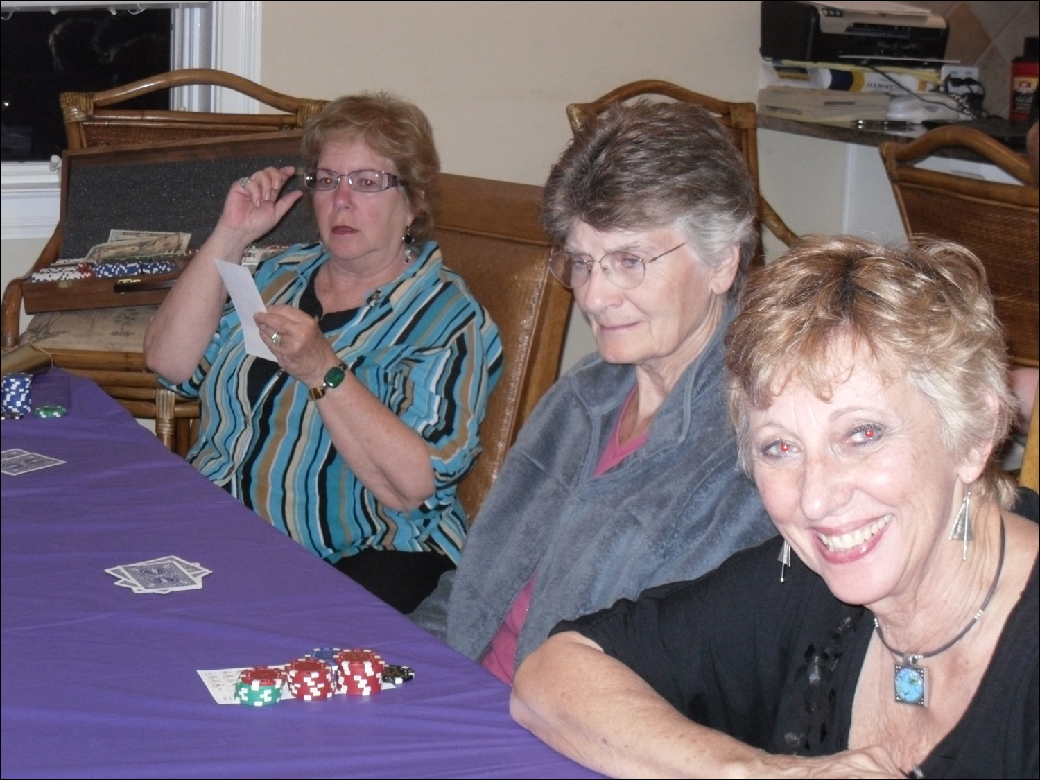 Burrall poker game @St George Island