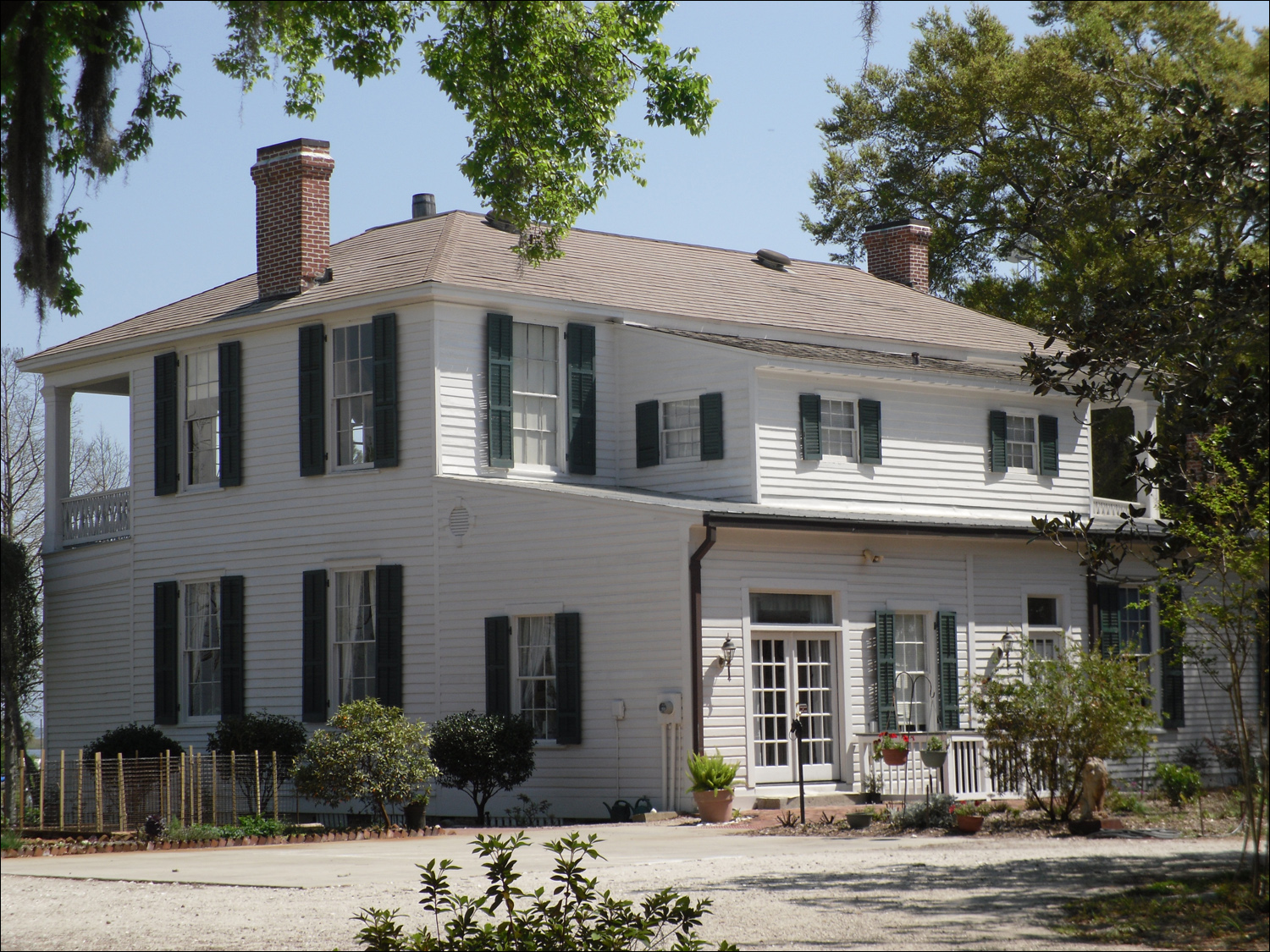 Orman House in Apalachicola, back of house