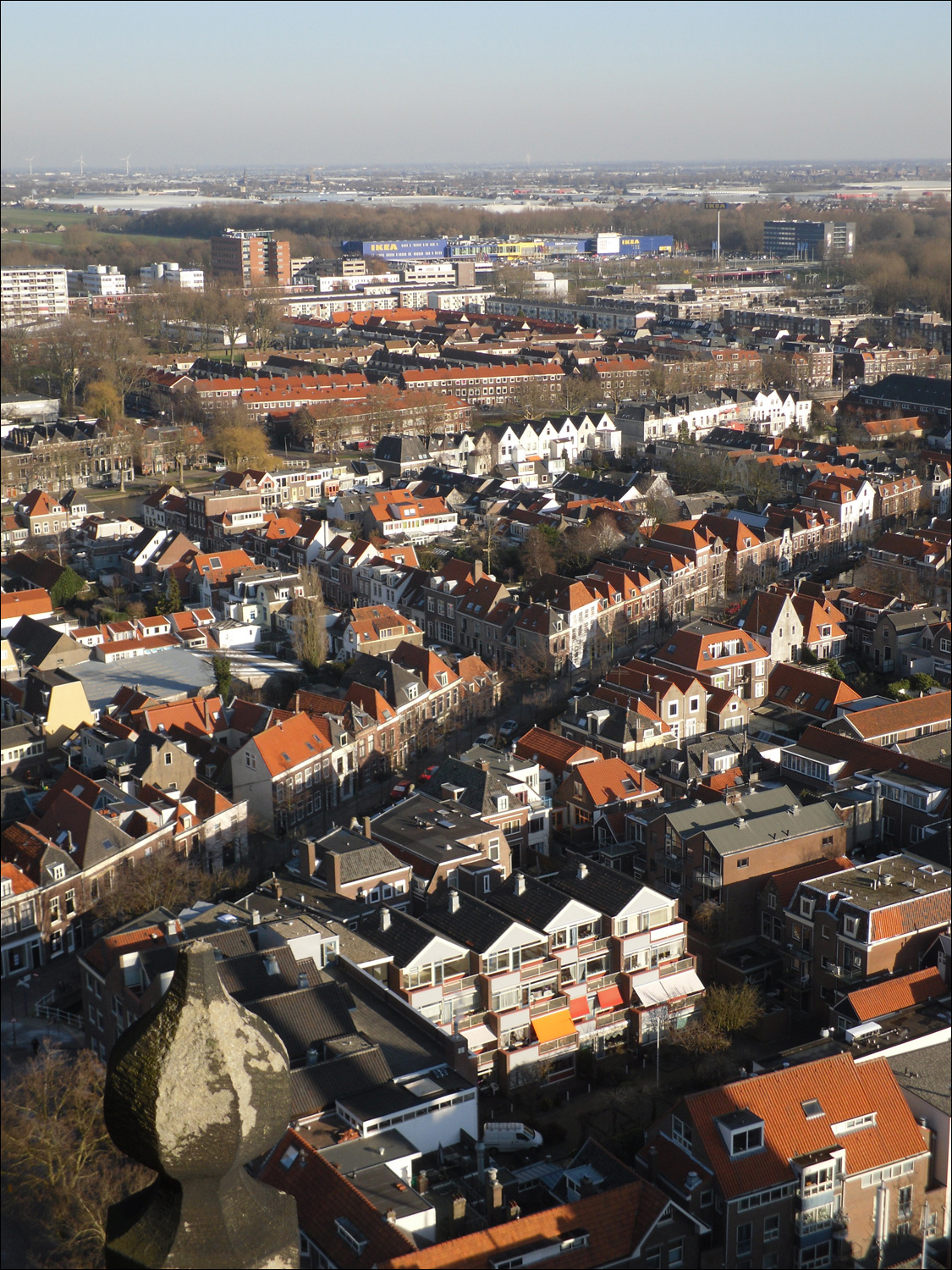 Views from the top of the clock tower on Nieuwe Kerk