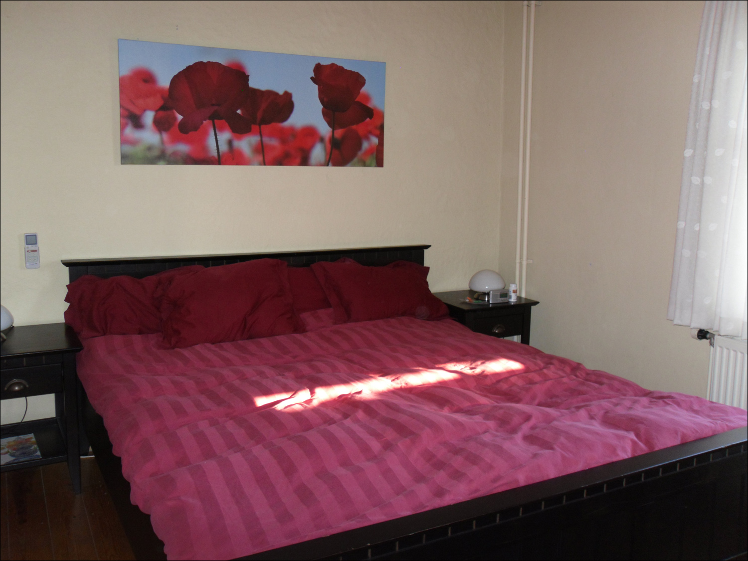 One of the top floor bedrooms of our Delft house