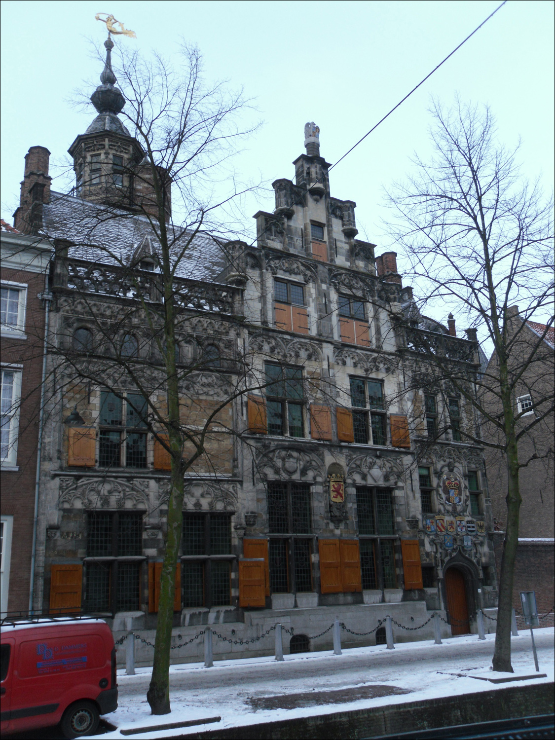 Waterworks building in Delft