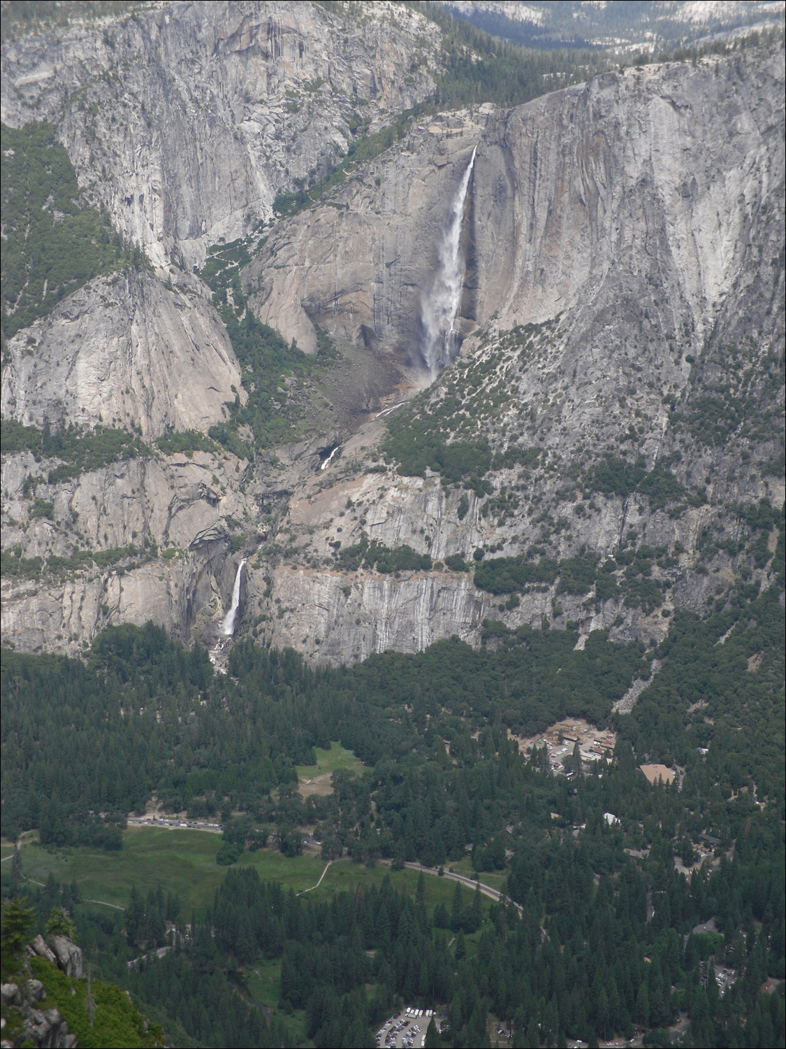 Hike up to Glacier Point- Yosemite Falls view from Glacier Point